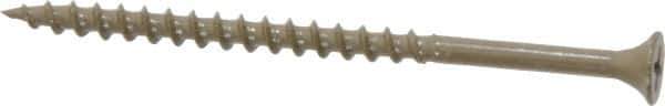 Buildex - #8 Bugle Head, Phillips Steel Deck Screw - 3" OAL, Grade C-1018 - Industrial Tool & Supply