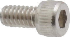Value Collection - #5-40 UNC Hex Socket Drive, Socket Cap Screw - Grade 18-8 Stainless Steel, 1/4" Length Under Head - Industrial Tool & Supply