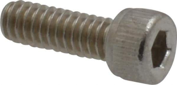 Value Collection - #5-40 UNC Hex Socket Drive, Socket Cap Screw - Grade 18-8 Stainless Steel, 3/8" Length Under Head - Industrial Tool & Supply