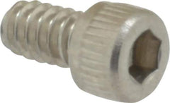 Value Collection - #6-32 UNC Hex Socket Drive, Socket Cap Screw - Grade 18-8 Stainless Steel, 1/4" Length Under Head - Industrial Tool & Supply