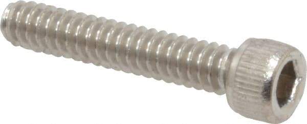 Value Collection - #6-32 UNC Hex Socket Drive, Socket Cap Screw - Grade 18-8 Stainless Steel, 3/4" Length Under Head - Industrial Tool & Supply