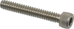 Value Collection - #6-32 UNC Hex Socket Drive, Socket Cap Screw - Grade 18-8 Stainless Steel, 7/8" Length Under Head - Industrial Tool & Supply