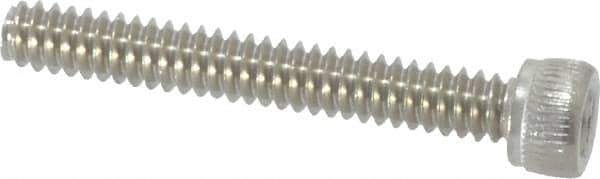 Value Collection - #6-32 UNC Hex Socket Drive, Socket Cap Screw - Grade 18-8 Stainless Steel, 1" Length Under Head - Industrial Tool & Supply