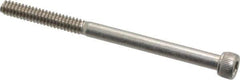 Value Collection - #6-32 UNC Hex Socket Drive, Socket Cap Screw - Grade 18-8 Stainless Steel, 2" Length Under Head - Industrial Tool & Supply