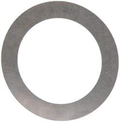 Made in USA - 0.003" Thick, 1-1/4" Inside x 1-3/4" OD, Round Shim - Uncoated 302/304 Stainless Steel - Industrial Tool & Supply