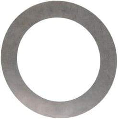 Made in USA - 0.003" Thick, 1-1/4" Inside x 1-3/4" OD, Round Shim - Uncoated 302/304 Stainless Steel - Industrial Tool & Supply