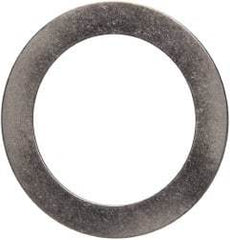 Made in USA - 0.03" Thick, 1-1/4" Inside x 1-3/4" OD, Round Shim - Uncoated 302/304 Stainless Steel - Industrial Tool & Supply