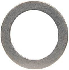 Made in USA - 0.048" Thick, 1-1/4" Inside x 1-3/4" OD, Round Shim - Uncoated 302/304 Stainless Steel - Industrial Tool & Supply