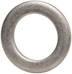 Made in USA - 0.06" Thick, 1-1/4" Inside x 1-3/4" OD, Round Shim - Uncoated 302/304 Stainless Steel - Industrial Tool & Supply