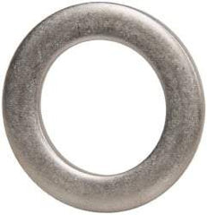 Made in USA - 0.06" Thick, 1-1/4" Inside x 1-3/4" OD, Round Shim - Uncoated 302/304 Stainless Steel - Industrial Tool & Supply