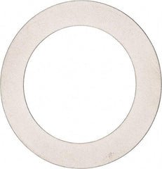Made in USA - 0.012" Thick, 1-3/8" Inside x 1-7/8" OD, Round Shim - Uncoated 302/304 Stainless Steel - Industrial Tool & Supply