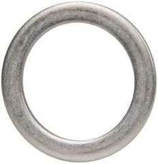 Made in USA - 1/8" Thick, 1-3/8" Inside x 1-7/8" OD, Round Shim - Uncoated 302/304 Stainless Steel - Industrial Tool & Supply