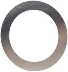 Made in USA - 0.002" Thick, 1-3/8" Inside x 1-7/8" OD, Round Shim - Uncoated 302/304 Stainless Steel - Industrial Tool & Supply