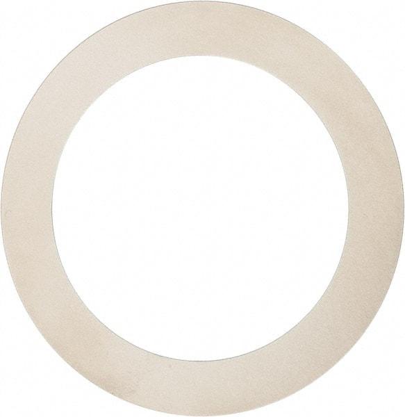 Made in USA - 0.003" Thick, 1-3/8" Inside x 1-7/8" OD, Round Shim - Uncoated 302/304 Stainless Steel - Industrial Tool & Supply