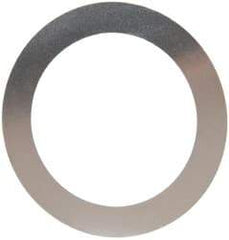 Made in USA - 0.006" Thick, 1-3/8" Inside x 1-7/8" OD, Round Shim - Uncoated 302/304 Stainless Steel - Industrial Tool & Supply