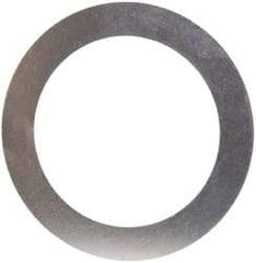 Made in USA - 0.008" Thick, 1-3/8" Inside x 1-7/8" OD, Round Shim - Uncoated 302/304 Stainless Steel - Industrial Tool & Supply