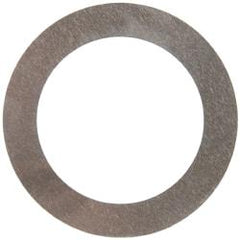 Made in USA - 0.002" Thick, 1-1/2" Inside x 2-1/8" OD, Round Shim - Uncoated 302/304 Stainless Steel - Industrial Tool & Supply