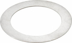Made in USA - 0.024" Thick, 1-1/2" Inside x 2-1/8" OD, Round Shim - Uncoated 302/304 Stainless Steel - Industrial Tool & Supply