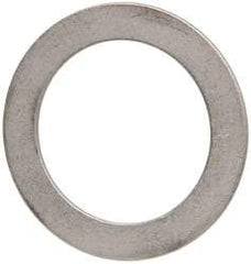 Made in USA - 0.048" Thick, 1-1/2" Inside x 2-1/8" OD, Round Shim - Uncoated 302/304 Stainless Steel - Industrial Tool & Supply