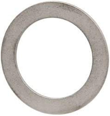 Made in USA - 0.06" Thick, 1-1/2" Inside x 2-1/8" OD, Round Shim - Uncoated 302/304 Stainless Steel - Industrial Tool & Supply