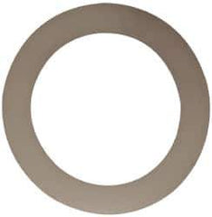 Made in USA - 0.007" Thick, 1-1/2" Inside x 2-1/8" OD, Round Shim - Uncoated 302/304 Stainless Steel - Industrial Tool & Supply