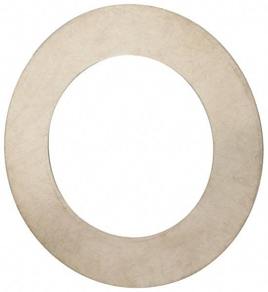 Made in USA - 0.012" Thick, 1-3/4" Inside x 2-3/4" OD, Round Shim - Uncoated 302/304 Stainless Steel - Industrial Tool & Supply