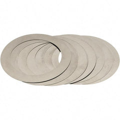 Made in USA - 0.003" Thick, 2" Inside x 2-3/4" OD, Round Shim - Uncoated 302/304 Stainless Steel - Industrial Tool & Supply