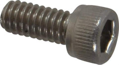 Value Collection - #8-32 UNC Hex Socket Drive, Socket Cap Screw - Grade 18-8 Stainless Steel, 3/8" Length Under Head - Industrial Tool & Supply