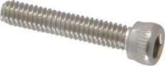 Value Collection - #8-32 UNC Hex Socket Drive, Socket Cap Screw - Grade 18-8 Stainless Steel, 7/8" Length Under Head - Industrial Tool & Supply