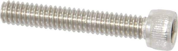 Value Collection - #8-32 UNC Hex Socket Drive, Socket Cap Screw - Grade 18-8 Stainless Steel, 1" Length Under Head - Industrial Tool & Supply