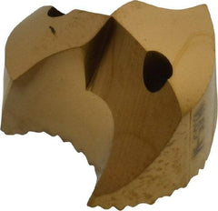 Seco - Series SD100, 18.65mm Diam 140° Replaceable Drill Tip - Carbide, TiAlN Finish, Through Coolant - Industrial Tool & Supply