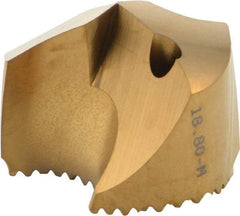 Seco - Series SD100, 18.8mm Diam 140° Replaceable Drill Tip - Carbide, TiAlN Finish, Through Coolant - Industrial Tool & Supply