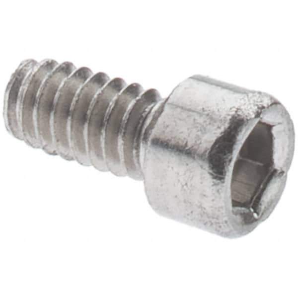 Value Collection - #10-24 UNC Hex Socket Drive, Socket Cap Screw - Alloy Steel, Zinc-Plated Finish, Partially Threaded, 1-1/4" Length Under Head - Industrial Tool & Supply
