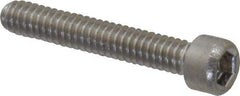 Value Collection - #0-80 UNF Hex Socket Drive, Socket Cap Screw - Grade 18-8 Stainless Steel, 3/8" Length Under Head - Industrial Tool & Supply