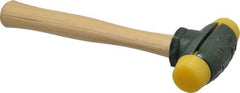 Garland - 1-1/2 Lb Head 1-1/4" Face Plastic Split Head Hammer - 11" OAL, Wood Handle - Industrial Tool & Supply