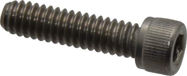Value Collection - 1/4-20 UNC Hex Socket Drive, Socket Cap Screw - Grade 18-8 Stainless Steel, Fully Threaded, 1" Length Under Head - Industrial Tool & Supply