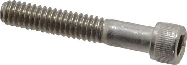 Value Collection - 1/4-20 UNC Hex Socket Drive, Socket Cap Screw - Grade 18-8 Stainless Steel, Partially Threaded, 1-1/2" Length Under Head - Industrial Tool & Supply