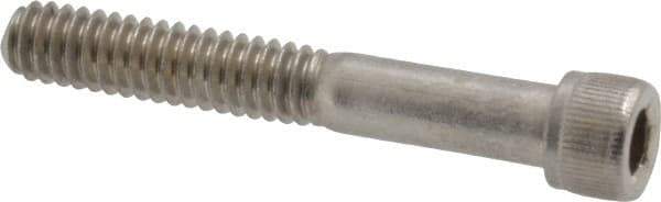 Value Collection - 1/4-20 UNC Hex Socket Drive, Socket Cap Screw - Grade 18-8 Stainless Steel, Partially Threaded, 1-3/4" Length Under Head - Industrial Tool & Supply