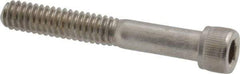 Value Collection - 1/4-20 UNC Hex Socket Drive, Socket Cap Screw - Grade 18-8 Stainless Steel, Partially Threaded, 1-3/4" Length Under Head - Industrial Tool & Supply