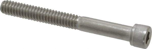 Value Collection - 1/4-20 UNC Hex Socket Drive, Socket Cap Screw - Grade 18-8 Stainless Steel, Partially Threaded, 2-1/4" Length Under Head - Industrial Tool & Supply