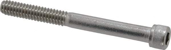 Value Collection - 1/4-20 UNC Hex Socket Drive, Socket Cap Screw - Grade 18-8 Stainless Steel, Partially Threaded, 2-1/2" Length Under Head - Industrial Tool & Supply