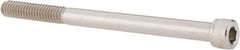Value Collection - 1/4-20 UNC Hex Socket Drive, Socket Cap Screw - Grade 18-8 Stainless Steel, 3-1/2" Length Under Head - Industrial Tool & Supply
