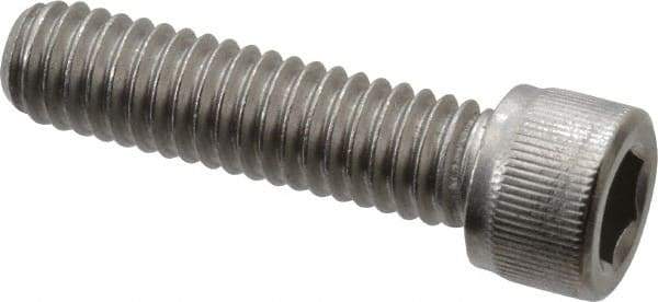 Value Collection - 5/16-18 UNC Hex Socket Drive, Socket Cap Screw - Grade 18-8 Stainless Steel, Fully Threaded, 1-1/4" Length Under Head - Industrial Tool & Supply