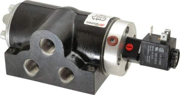 ARO/Ingersoll-Rand - 3/8", K Series 4-Way High Flow Stacking Solenoid Valve - 120 VAC, 2.3 CV Rate, 2.56" High - Industrial Tool & Supply