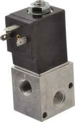 ARO/Ingersoll-Rand - 1/4", CAT Series 3-Way 2-Position Stacking Solenoid Valve - 120 VAC, 0.2 CV Rate, 3-1/2" High - Industrial Tool & Supply