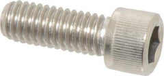 Value Collection - 3/8-16 UNC Hex Socket Drive, Socket Cap Screw - Grade 18-8 Stainless Steel, Fully Threaded, 1" Length Under Head - Industrial Tool & Supply