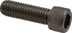 Value Collection - 3/8-16 UNC Hex Socket Drive, Socket Cap Screw - Grade 18-8 Stainless Steel, Fully Threaded, 1-1/4" Length Under Head - Industrial Tool & Supply