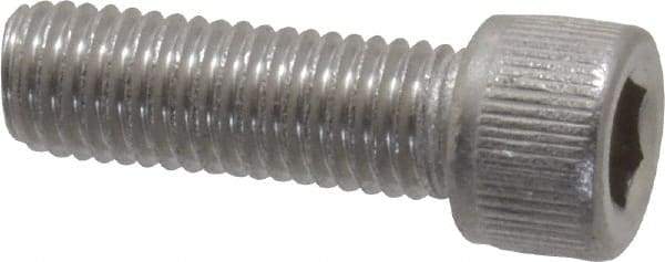 Value Collection - 1/4-28 UNF Hex Socket Drive, Socket Cap Screw - Grade 18-8 Stainless Steel, 3/4" Length Under Head - Industrial Tool & Supply