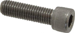 Value Collection - 1/4-28 UNF Hex Socket Drive, Socket Cap Screw - Grade 18-8 Stainless Steel, 7/8" Length Under Head - Industrial Tool & Supply
