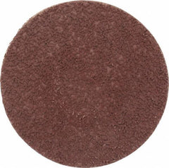 Made in USA - 3" Disc Diam, 180 Grit, Aluminum Oxide Quick Change Disc - Type S Attaching System, Coated, Brown, Very Fine Grade - Industrial Tool & Supply
